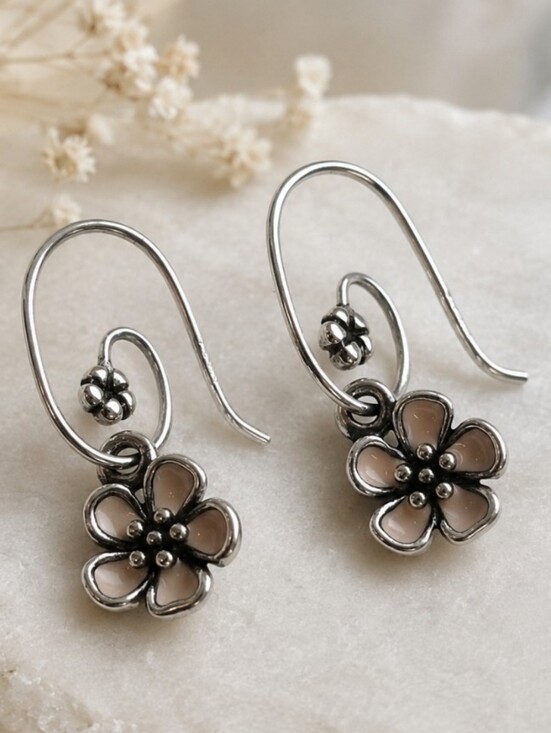 Pandora Jewelry - Pandora Cherry Blossom Compose Earrings